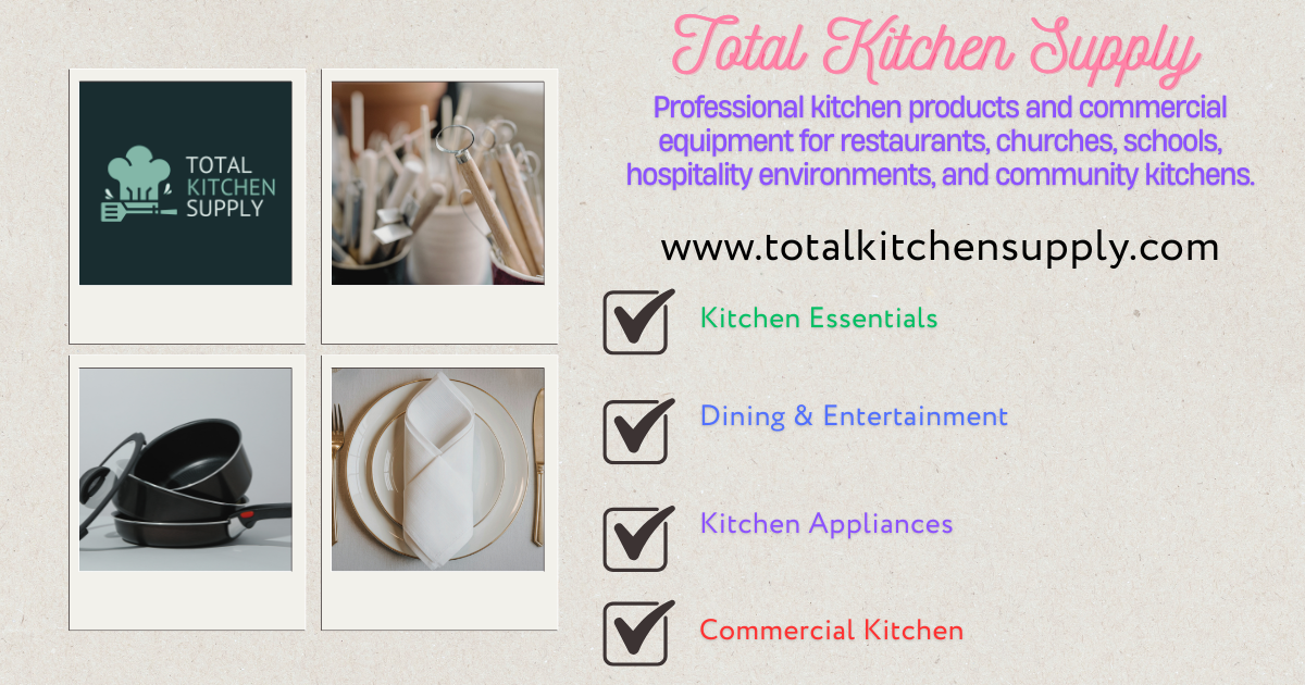 Essential Kitchen Equipment Every Church Kitchen Should Have